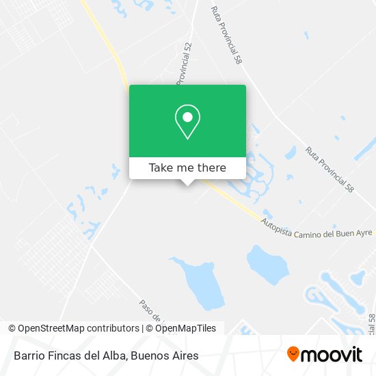 Mapa de Barrio Fincas del Alba