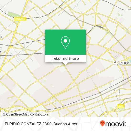 ELPIDIO GONZALEZ 2800 map