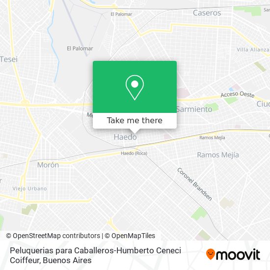 Peluquerias para Caballeros-Humberto Ceneci Coiffeur map