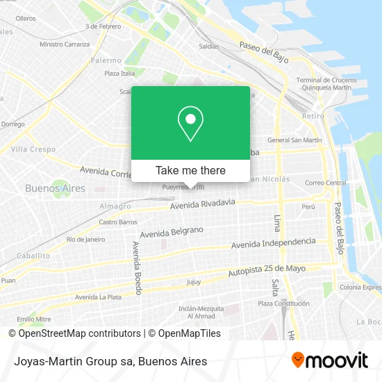 Mapa de Joyas-Martin Group sa