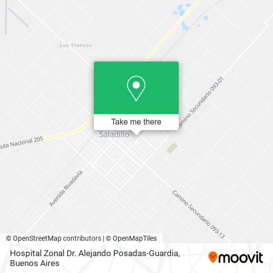 Hospital Zonal Dr. Alejando Posadas-Guardia map