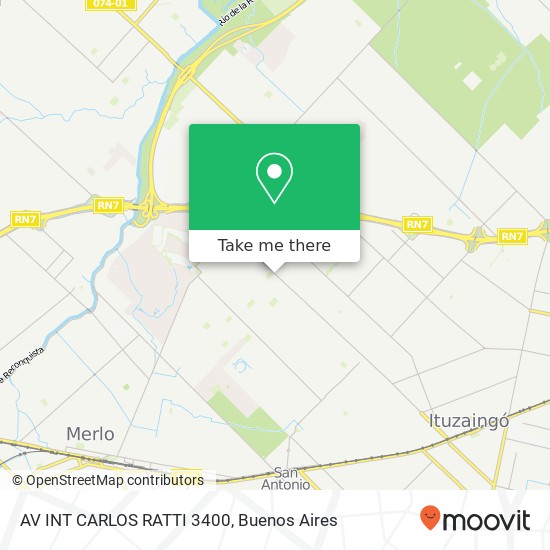 AV  INT  CARLOS RATTI 3400 map