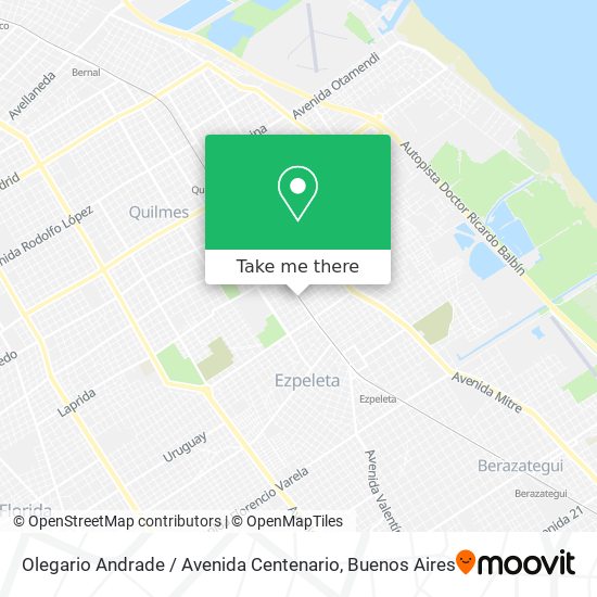 Olegario Andrade / Avenida Centenario map