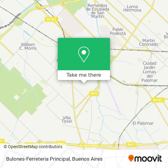 Bulones-Ferreteria Principal map