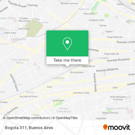 Bogota 311 map