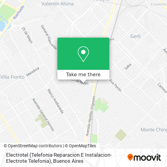 Electrotel (Telefonia-Reparacion E Instalacion-Electrote Telefonia) map