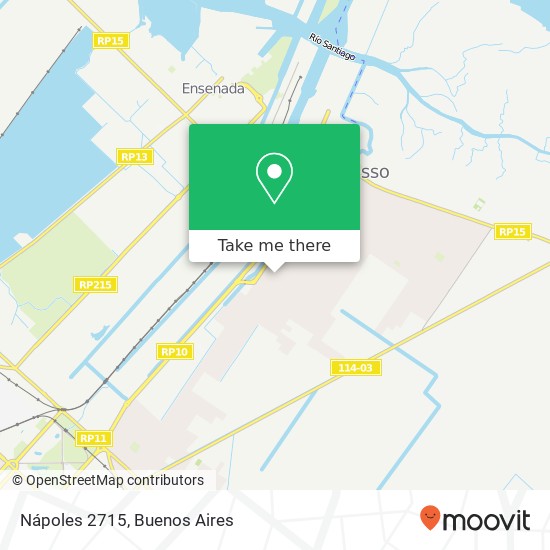 Nápoles 2715 map