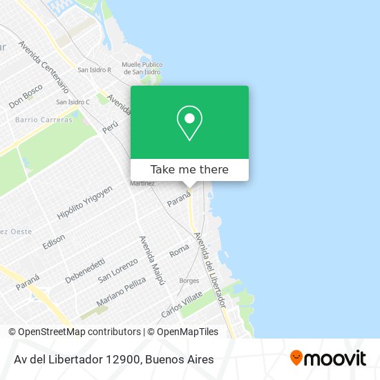 Av  del Libertador 12900 map