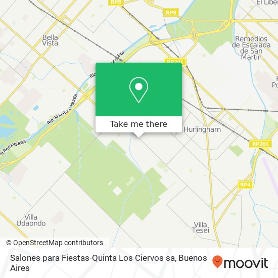 Salones para Fiestas-Quinta Los Ciervos sa map