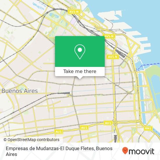 Empresas de Mudanzas-El Duque Fletes map