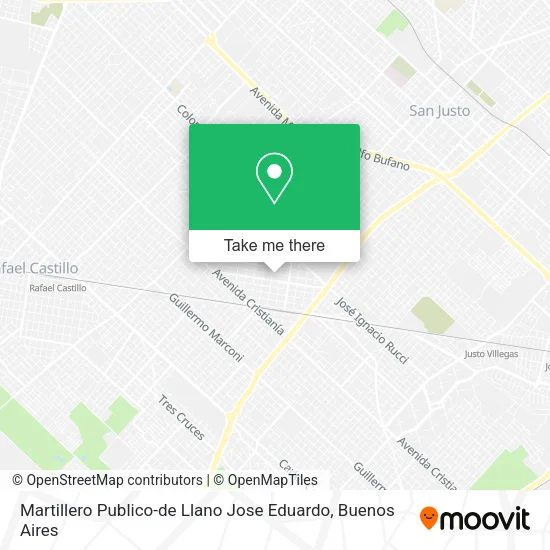 Mapa de Martillero Publico-de Llano Jose Eduardo
