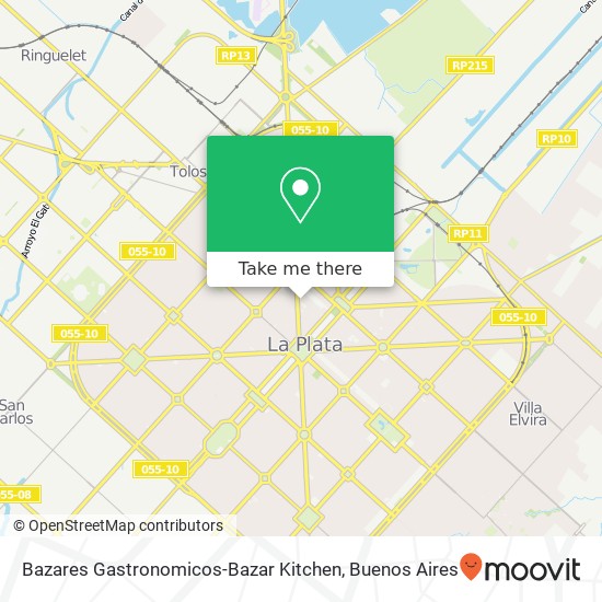 Bazares Gastronomicos-Bazar Kitchen map