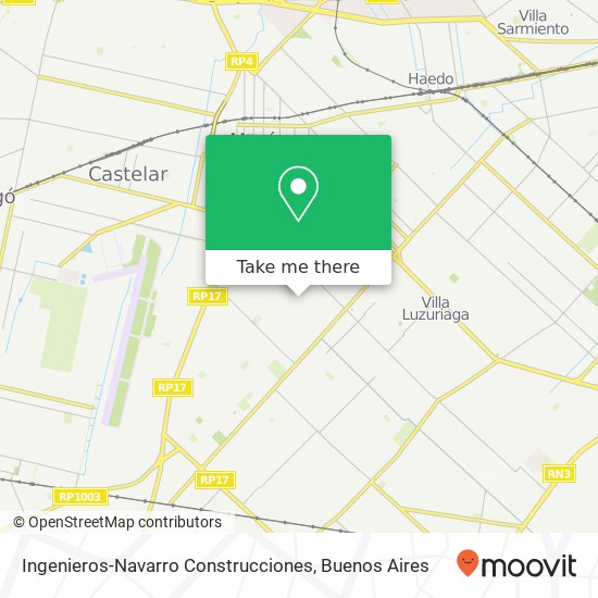 Ingenieros-Navarro Construcciones map