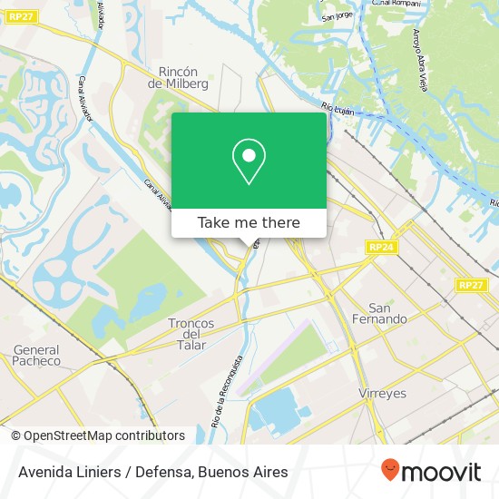 Avenida Liniers / Defensa map