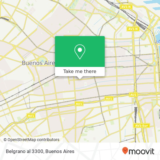 Belgrano al 3300 map