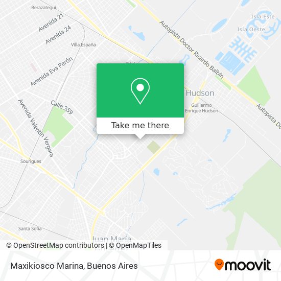 Maxikiosco Marina map
