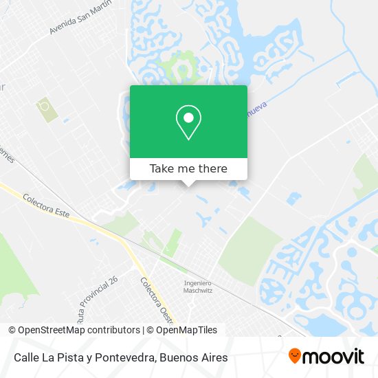 Mapa de Calle La Pista y Pontevedra