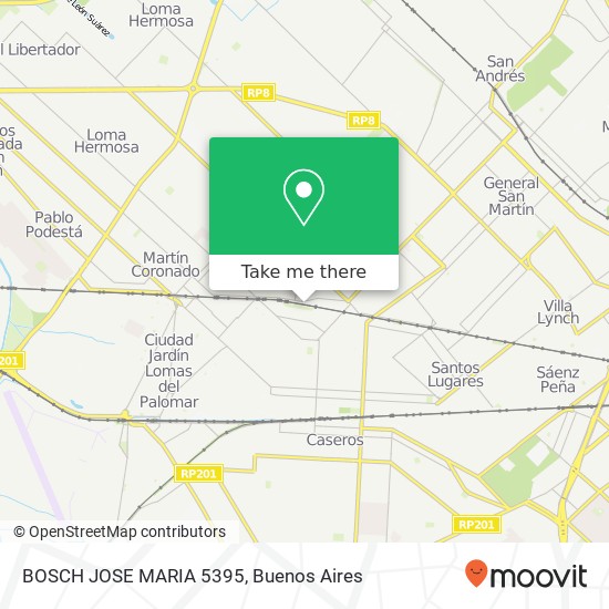 BOSCH JOSE MARIA 5395 map