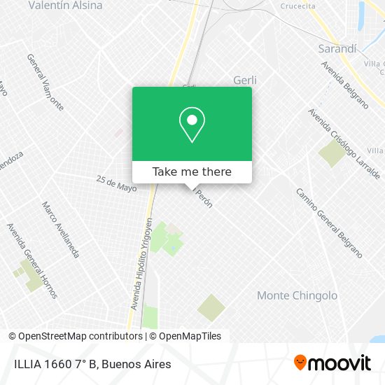 Mapa de ILLIA 1660 7° B