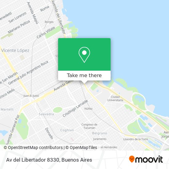 Av  del Libertador 8330 map