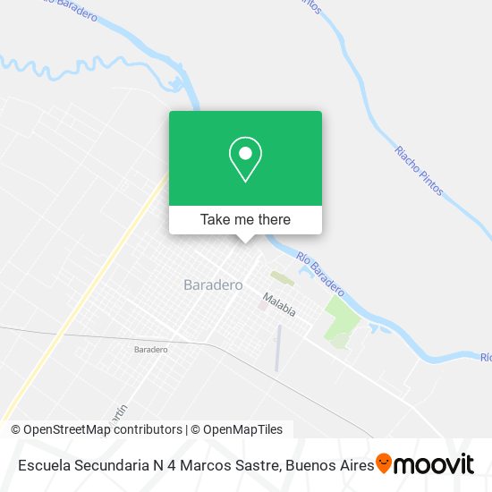 Mapa de Escuela Secundaria N 4 Marcos Sastre