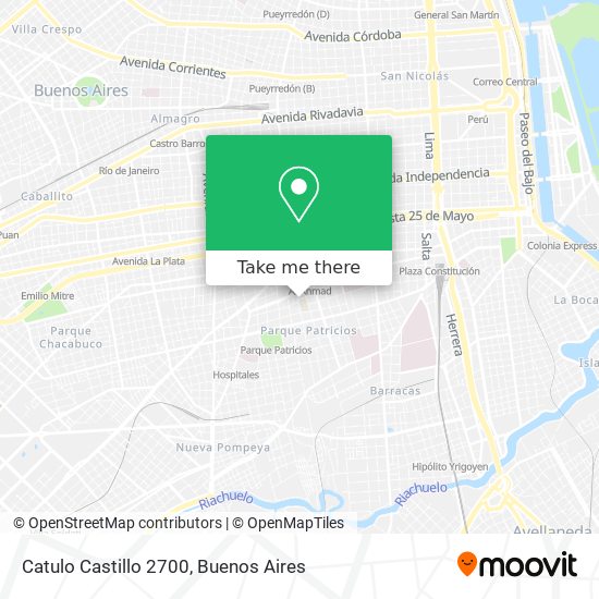 Catulo Castillo 2700 map