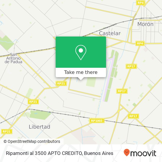 Ripamonti al 3500  APTO CREDITO map