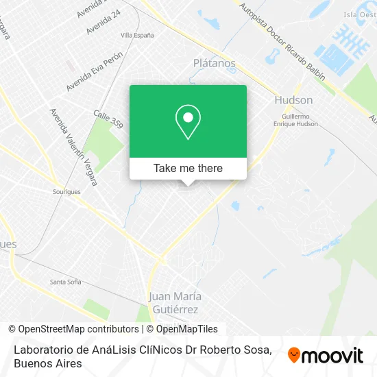 Laboratorio de AnáLisis ClíNicos Dr Roberto Sosa map