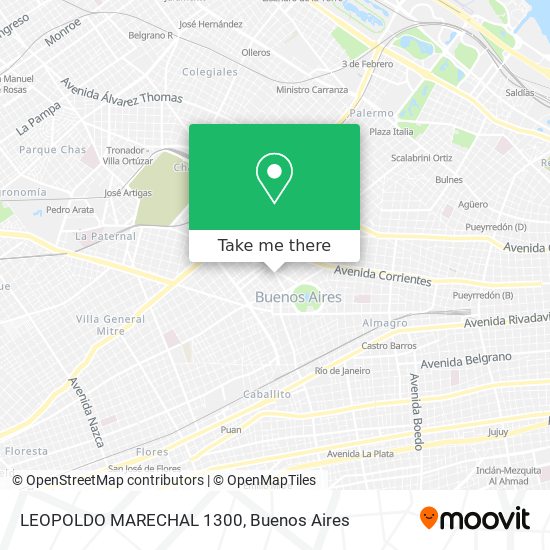 LEOPOLDO MARECHAL 1300 map