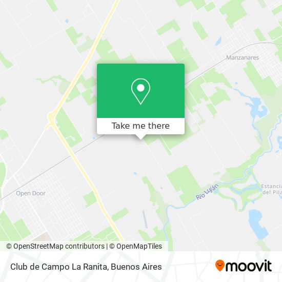 Mapa de Club de Campo La Ranita
