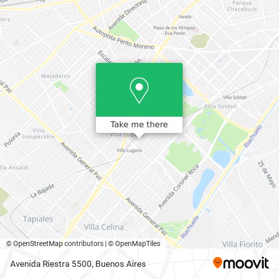 Avenida Riestra 5500 map