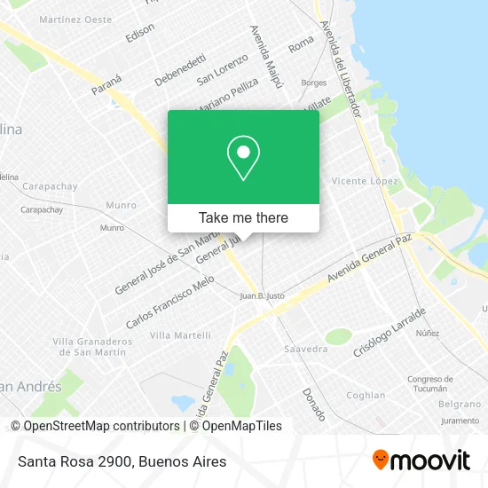 Santa Rosa 2900 map