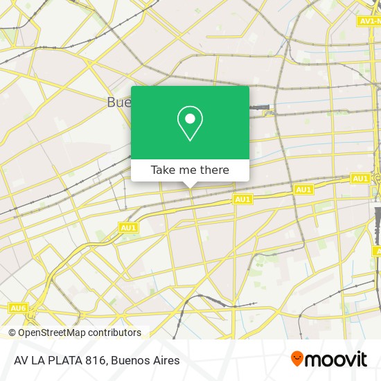 AV LA PLATA 816 map