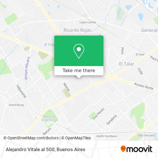 Alejandro Vitale  al 500 map