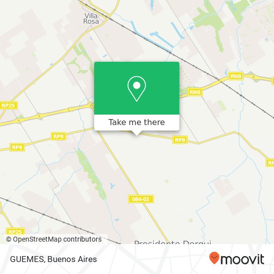 GUEMES map