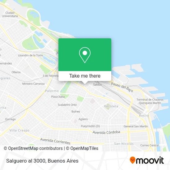 Mapa de Salguero al 3000