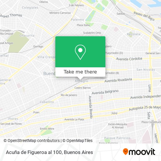 Acuña de Figueroa al 100 map