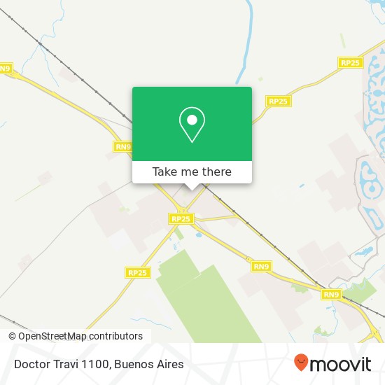 Doctor Travi 1100 map