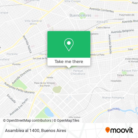 Mapa de Asamblea al 1400