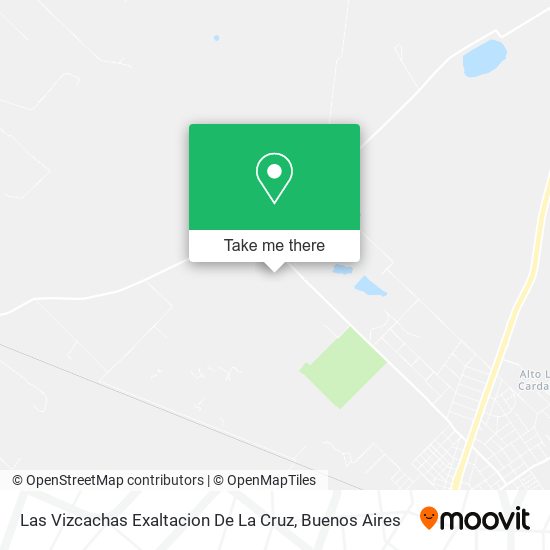 Las Vizcachas   Exaltacion De La Cruz map