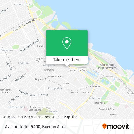 Mapa de Av Libertador 5400
