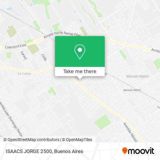 ISAACS  JORGE 2500 map