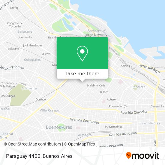 Mapa de Paraguay 4400