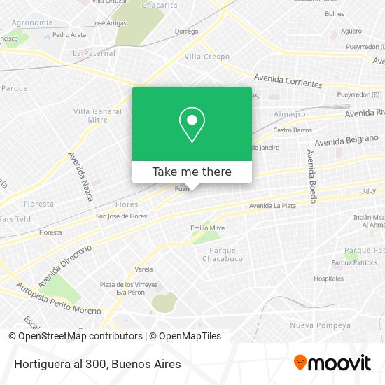 Hortiguera al 300 map