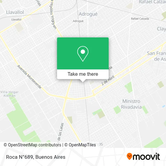 Roca N°689 map