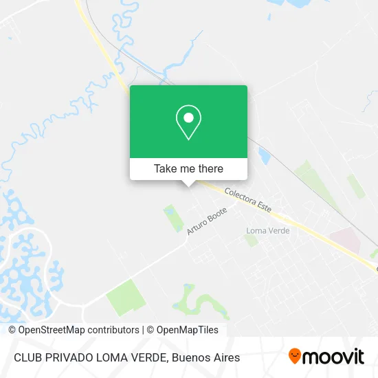 Mapa de CLUB PRIVADO LOMA VERDE