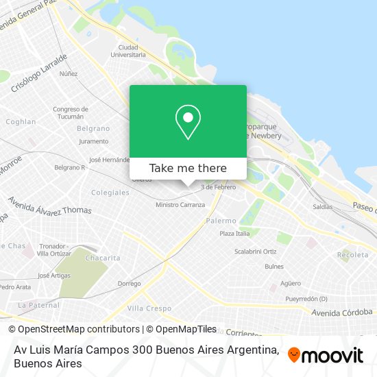 Av  Luis María Campos 300  Buenos Aires  Argentina map