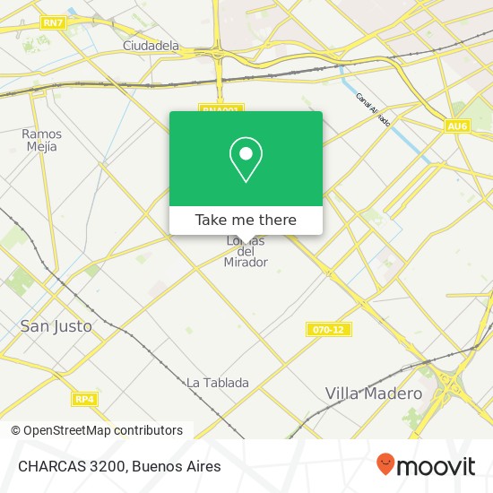 CHARCAS 3200 map