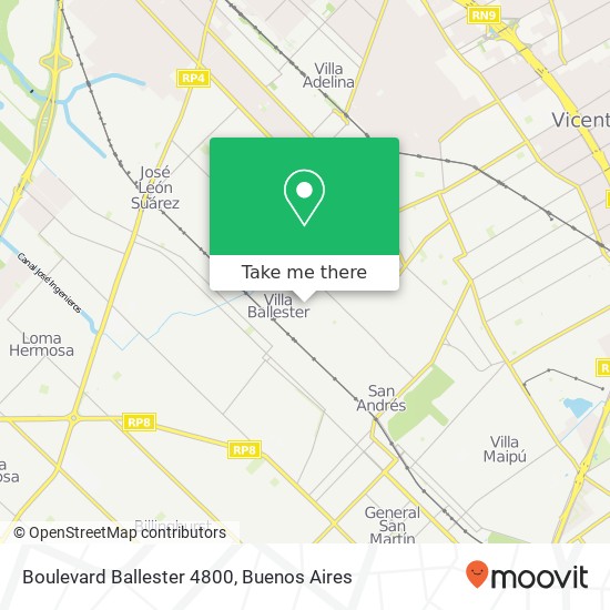 Boulevard Ballester  4800 map