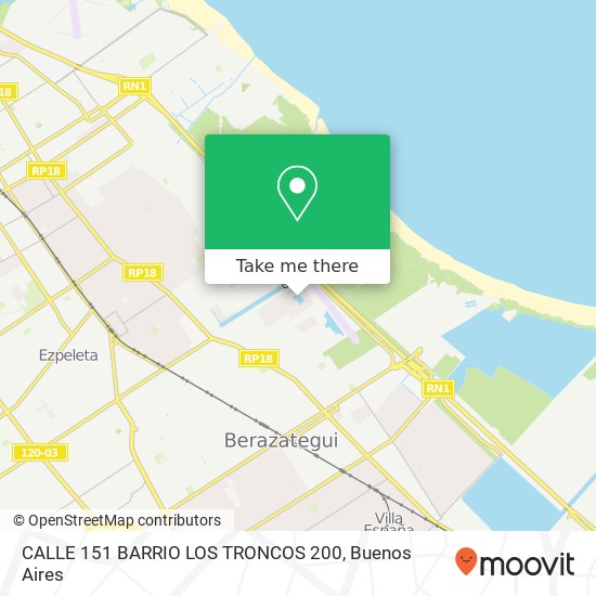 CALLE 151   BARRIO LOS TRONCOS 200 map